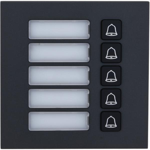 Dahua VTO4202FB-MB5, Klingelmodul 5 Tasten (Black)